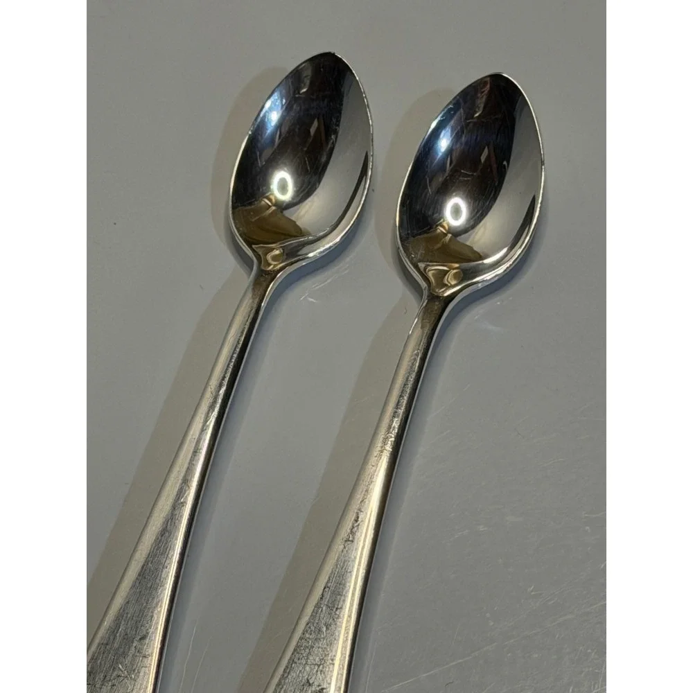 VTG Stainless Coffee Spoons‎ Silverware Set of 2 Flatware Replacement 4.5